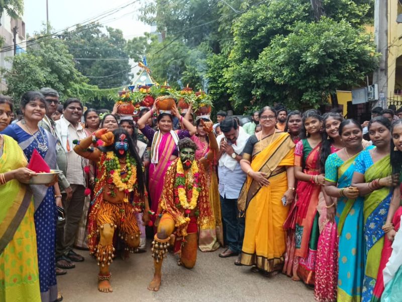 bonalu celebrations – 2025 at Sri sai degree & PG college