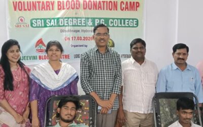 NSS Blood Donation Camp Conducted at Sri Sai Degree & PG College